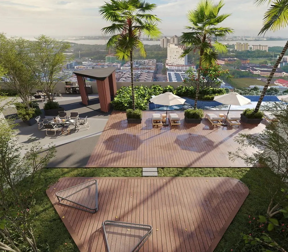 The Straits View DUO wellness deck