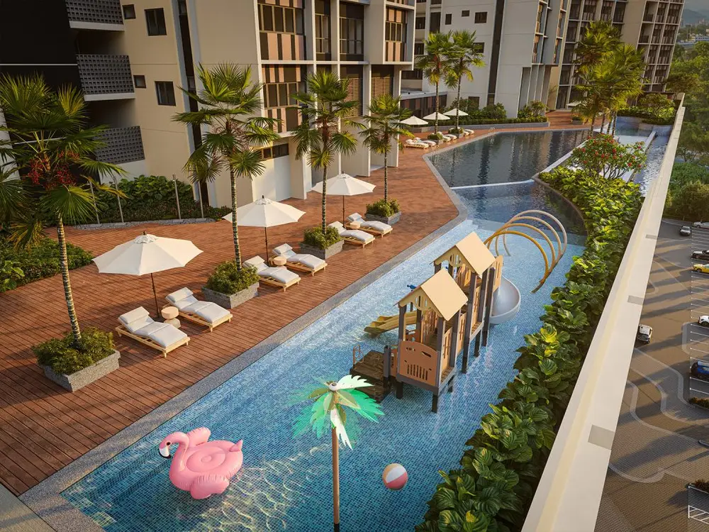 The Straits View DUO wading pool